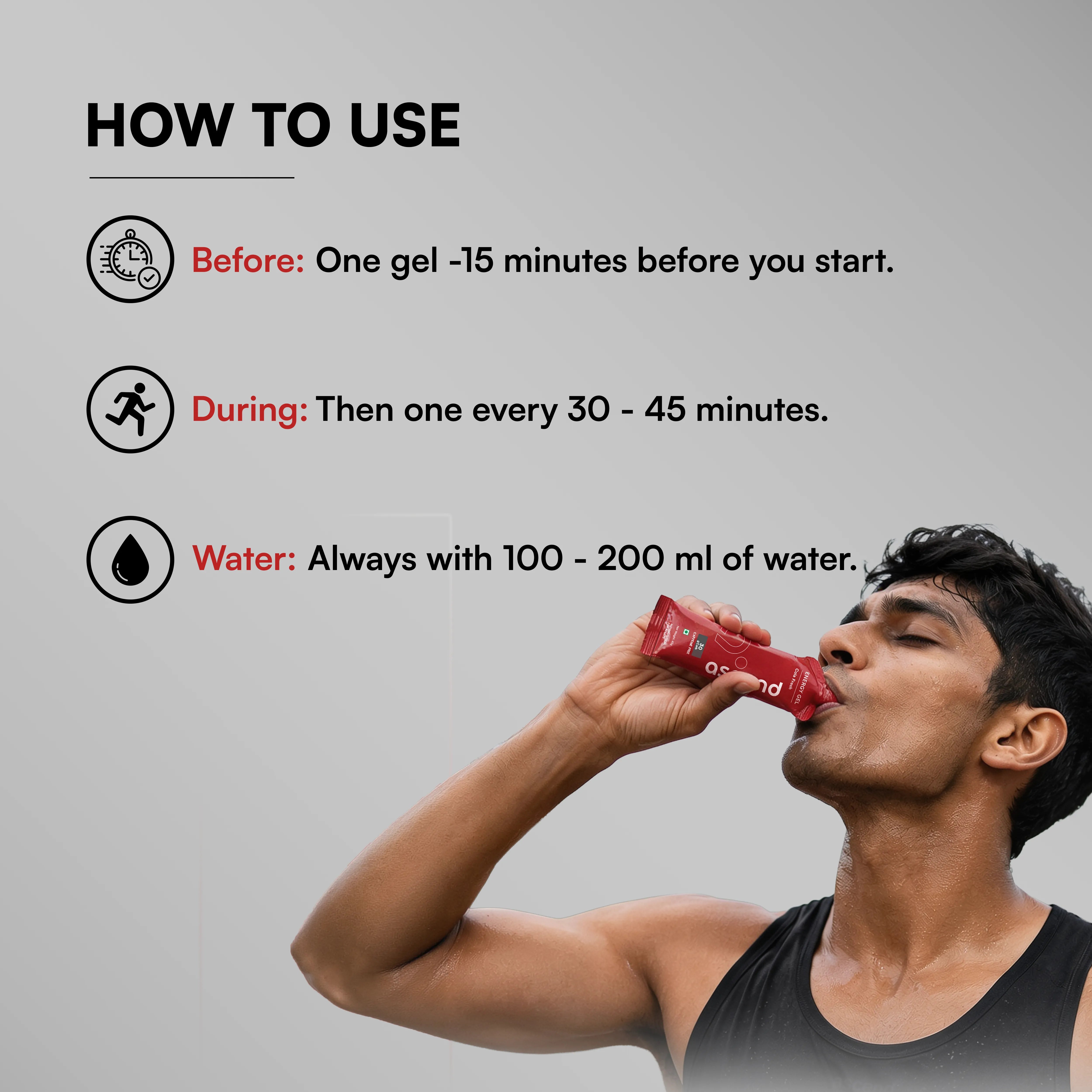 30 gm Carbs - Ascend Energy Gel (Cola Fresh)