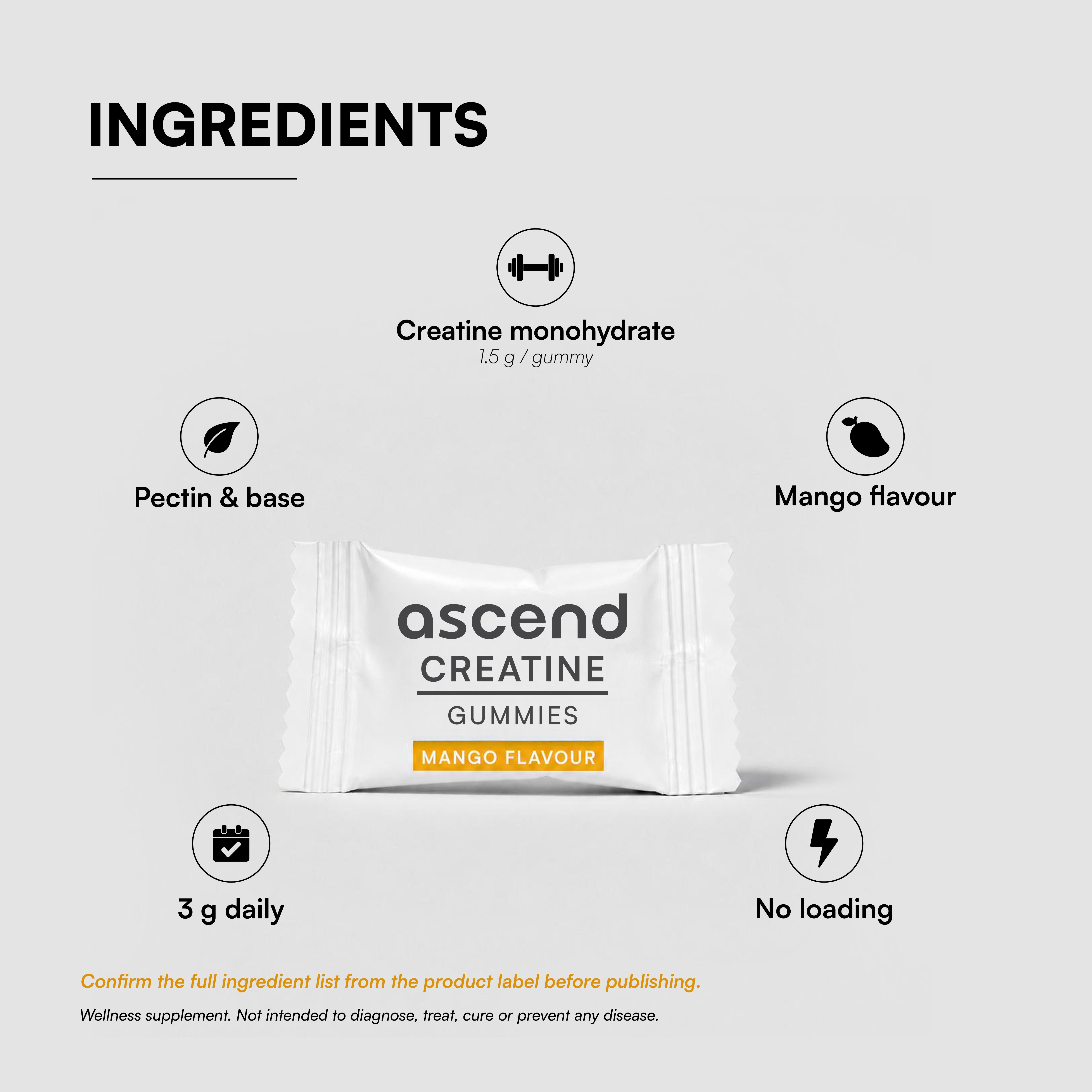 Ascend Creatine Gummies