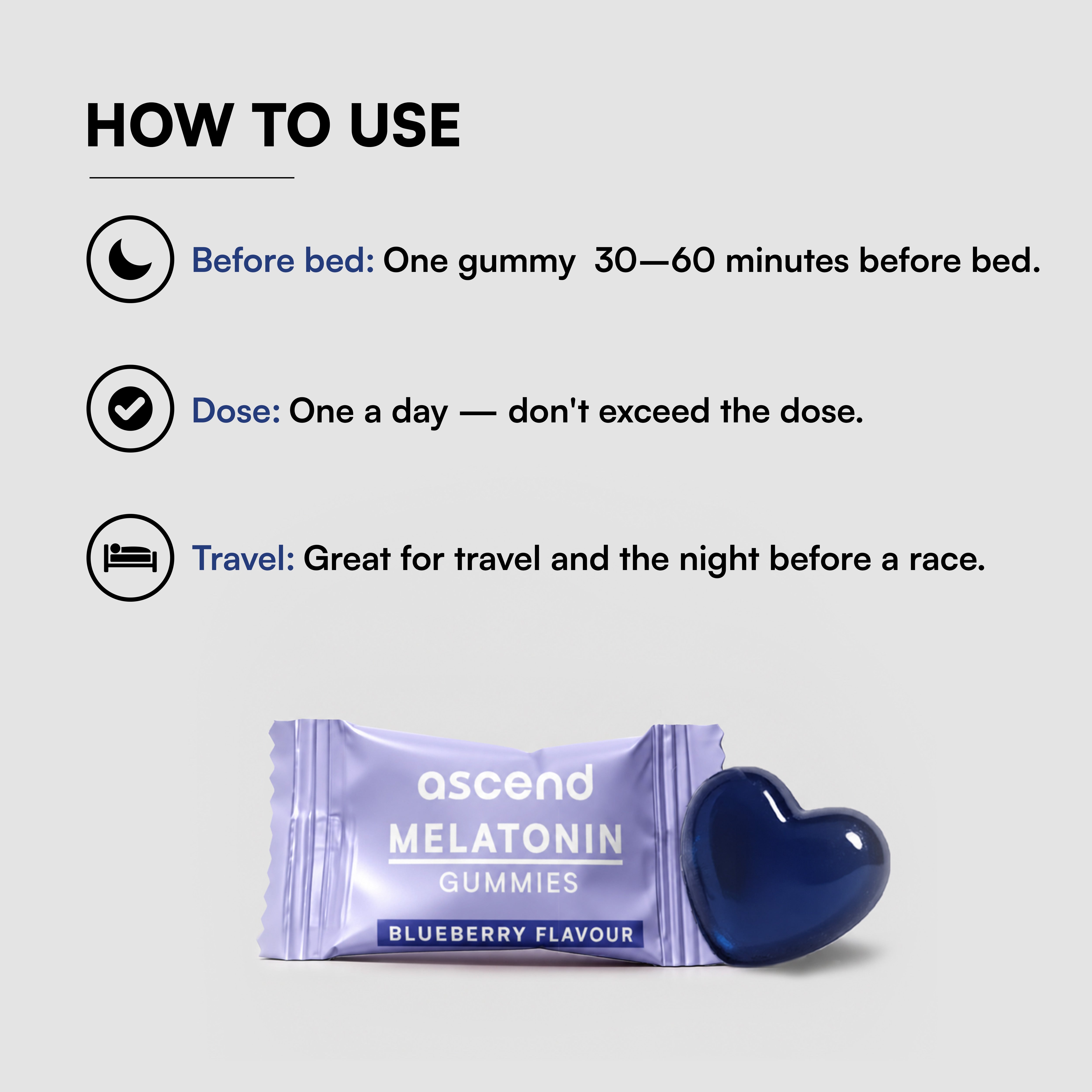 Ascend Melatonin Gummies