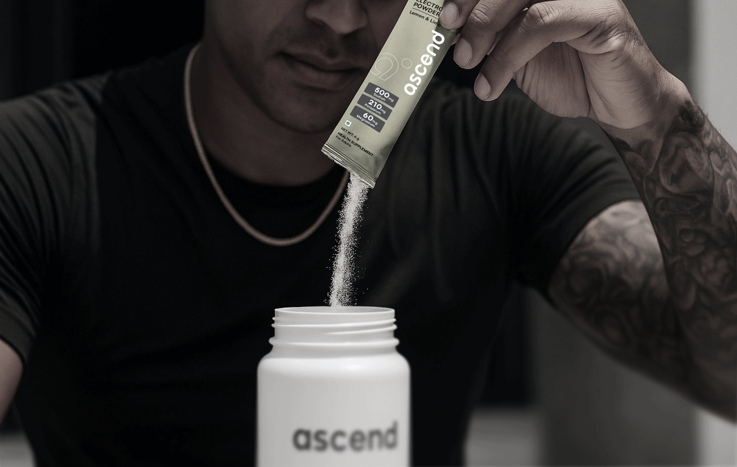 a runner using ascend lemon lime electrolytes india