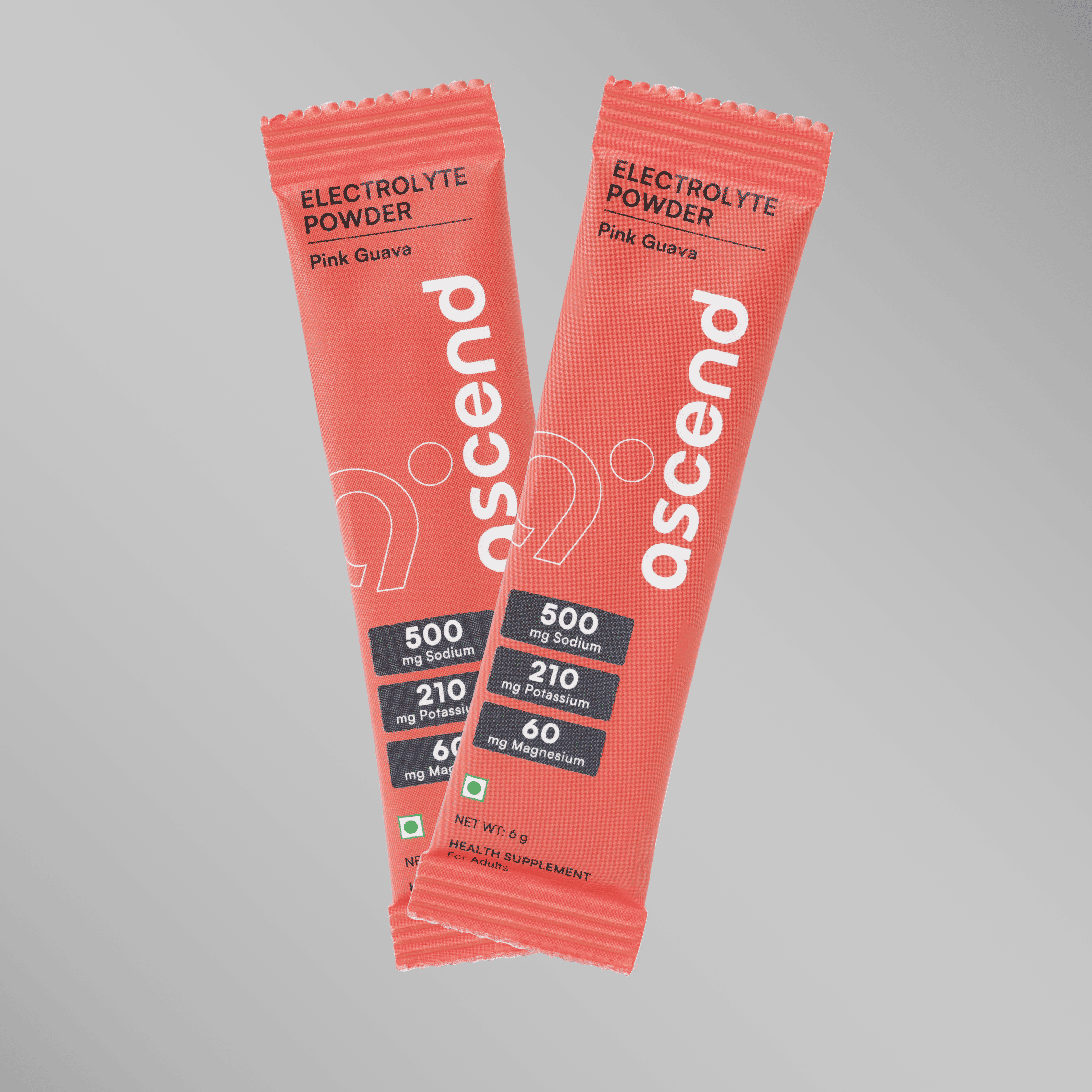 Zero Sugar Ascend Electrolytes - Pink Guava | 500 mg sodium